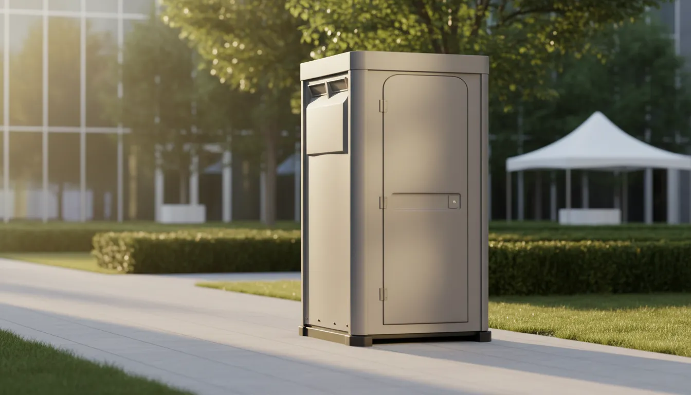 flushable porta potty rental wide