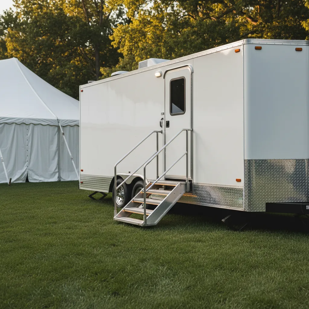 luxury portable restroom rental square