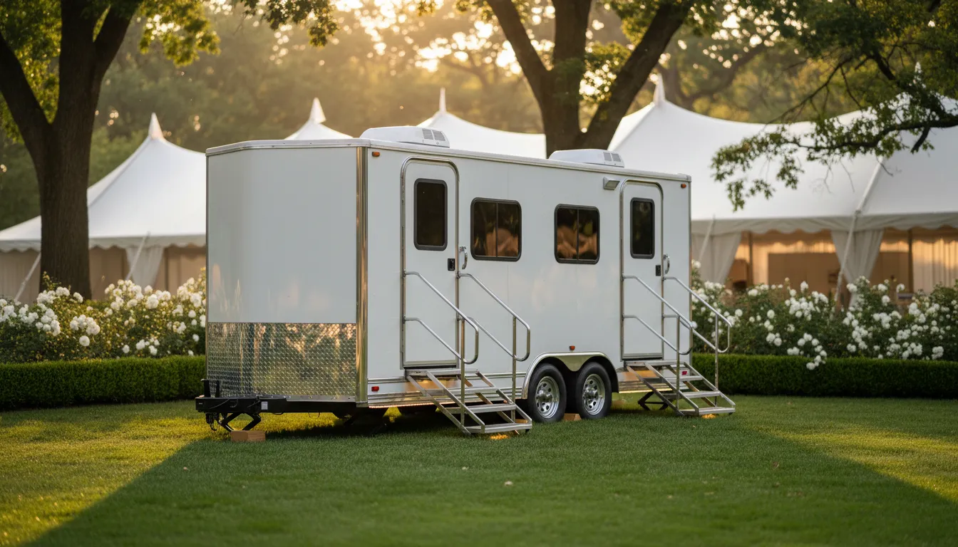 luxury portable restroom rental wide