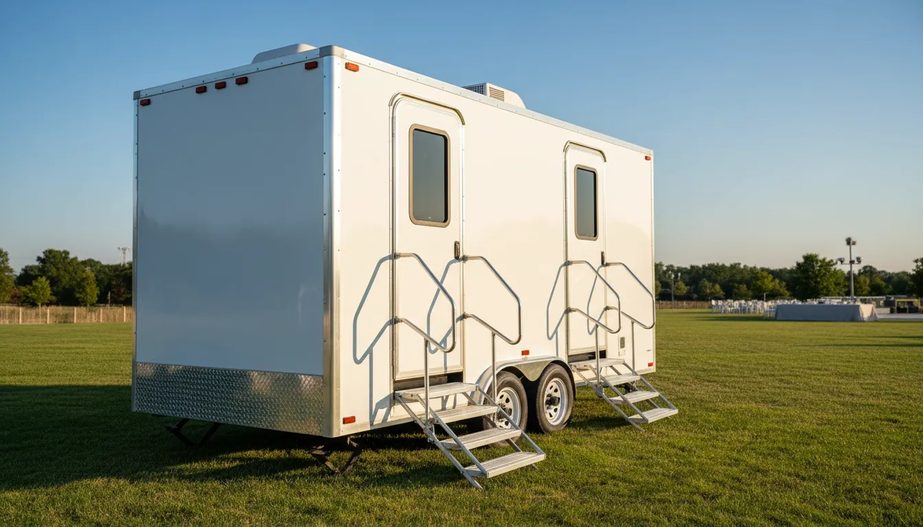 portable shower rental wide